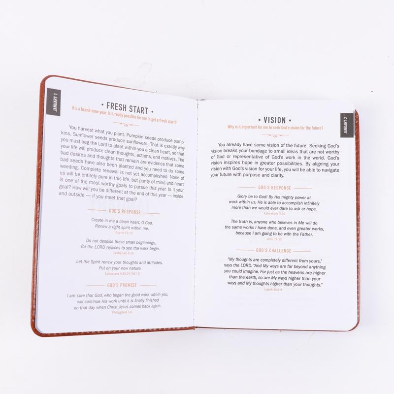 One Minute with God for Men – 365-Day Devotional Journal & Daily Reflections Book, Portable Christian Gift for Holidays & Birthdays