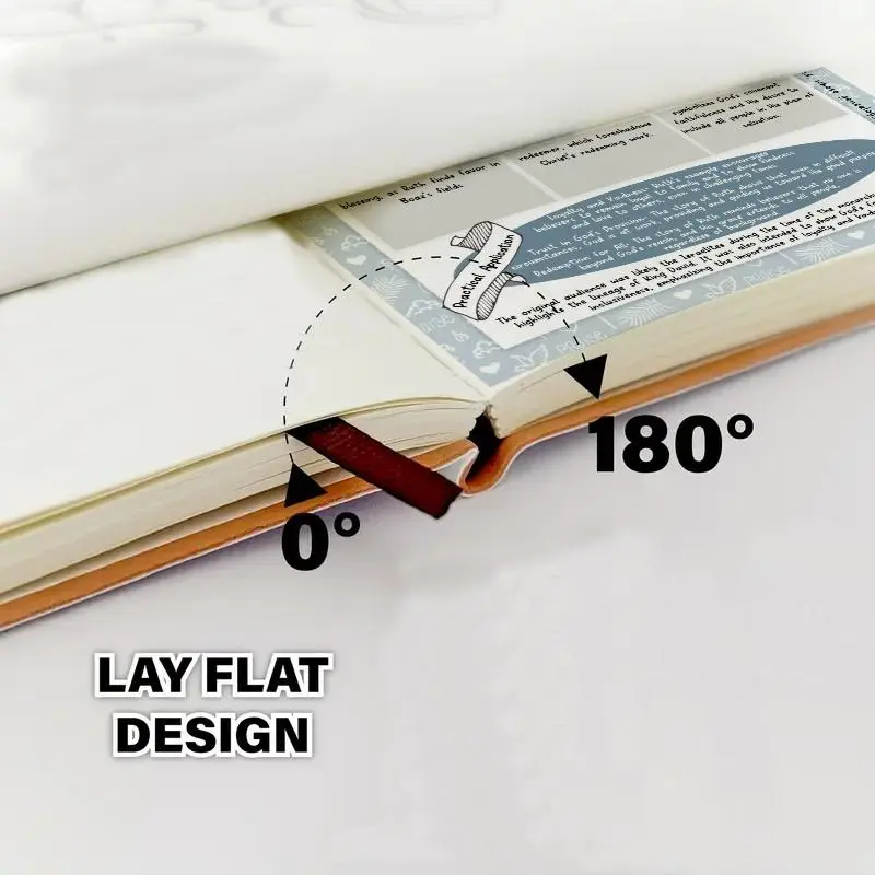 66-Page Leather Bible Study Guide & Daily Devotional Journal – A5 PU Notebook for Prayer, Faith Growth & Christian Study Groups