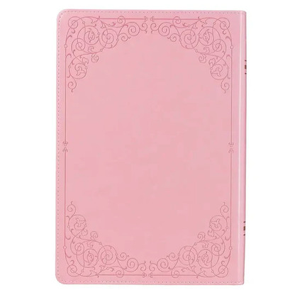 KJV Bible - Giant Print Full-Size Pink Faux Leather
