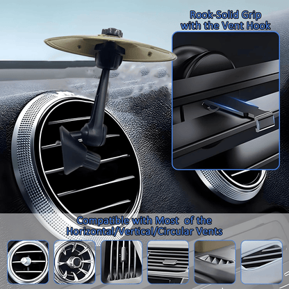 🎶 Make Your Driving More Fun  - Car Crash Cymbal Air Vent 🚗