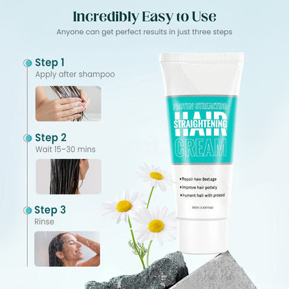 ✨ Silk & Keratin Hair Straightening Cream