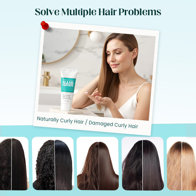 ✨ Silk & Keratin Hair Straightening Cream